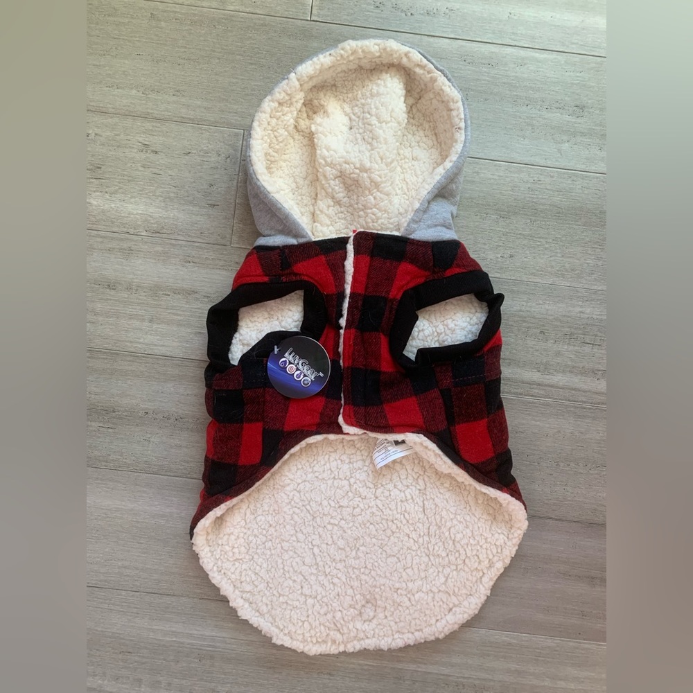 NWT dog Sherpa jacket